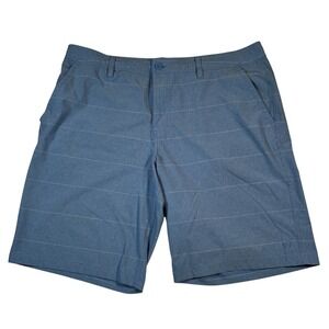 Hang Ten Men's 40 Blue Hybrid Board Shorts‎ Quick Dry Coastal Minimalist